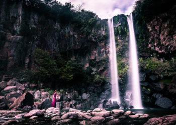 Jeongbang Falls - Jeju, South Korea