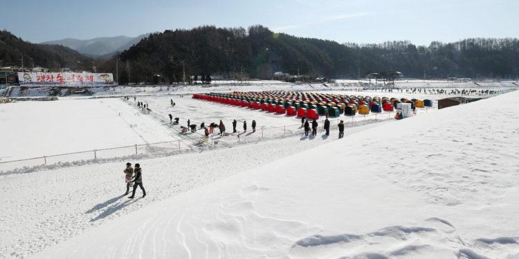 winter festival south korea