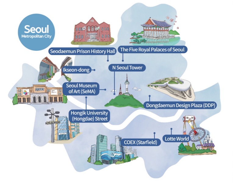 100 must-visit Korea Seoul