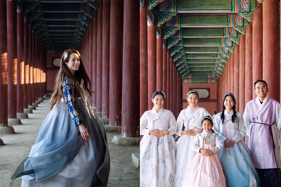 hanbok rental gyeongbokgung palace seoul korea