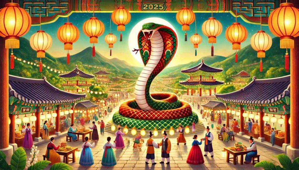 year of the wood snake 2025 in south korea