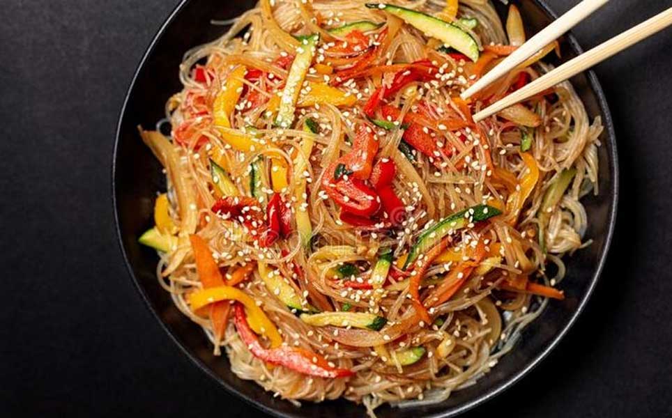 japchae during holidays