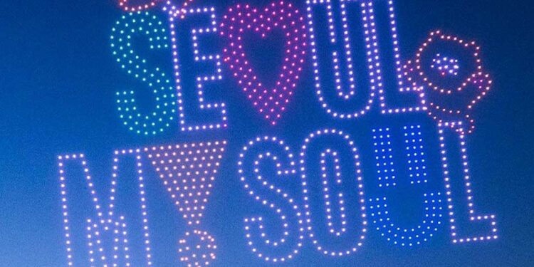 Spring Nights Sparkle: Experience Hangang Drone Light Show in Seoul 2025