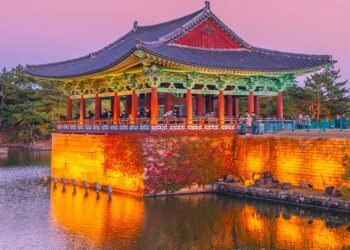 Moonlit Reflections of a Fallen Kingdom: Night at Donggung Palace and Wolji Pond