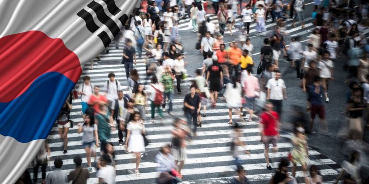 Chinese tourists in South Korea