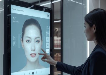 AI beauty duty-free experience
