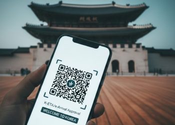 South Korea 2026 K-ETA waiver extension and mandatory e-Arrival Card digital portal for 67 exempt countries including USA, Canada, and UK.