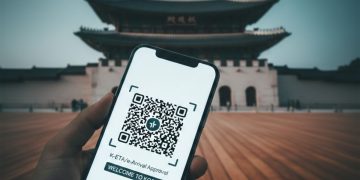 South Korea 2026 K-ETA waiver extension and mandatory e-Arrival Card digital portal for 67 exempt countries including USA, Canada, and UK.